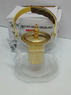 *Heat Resistant Glass Teapot With Infuser