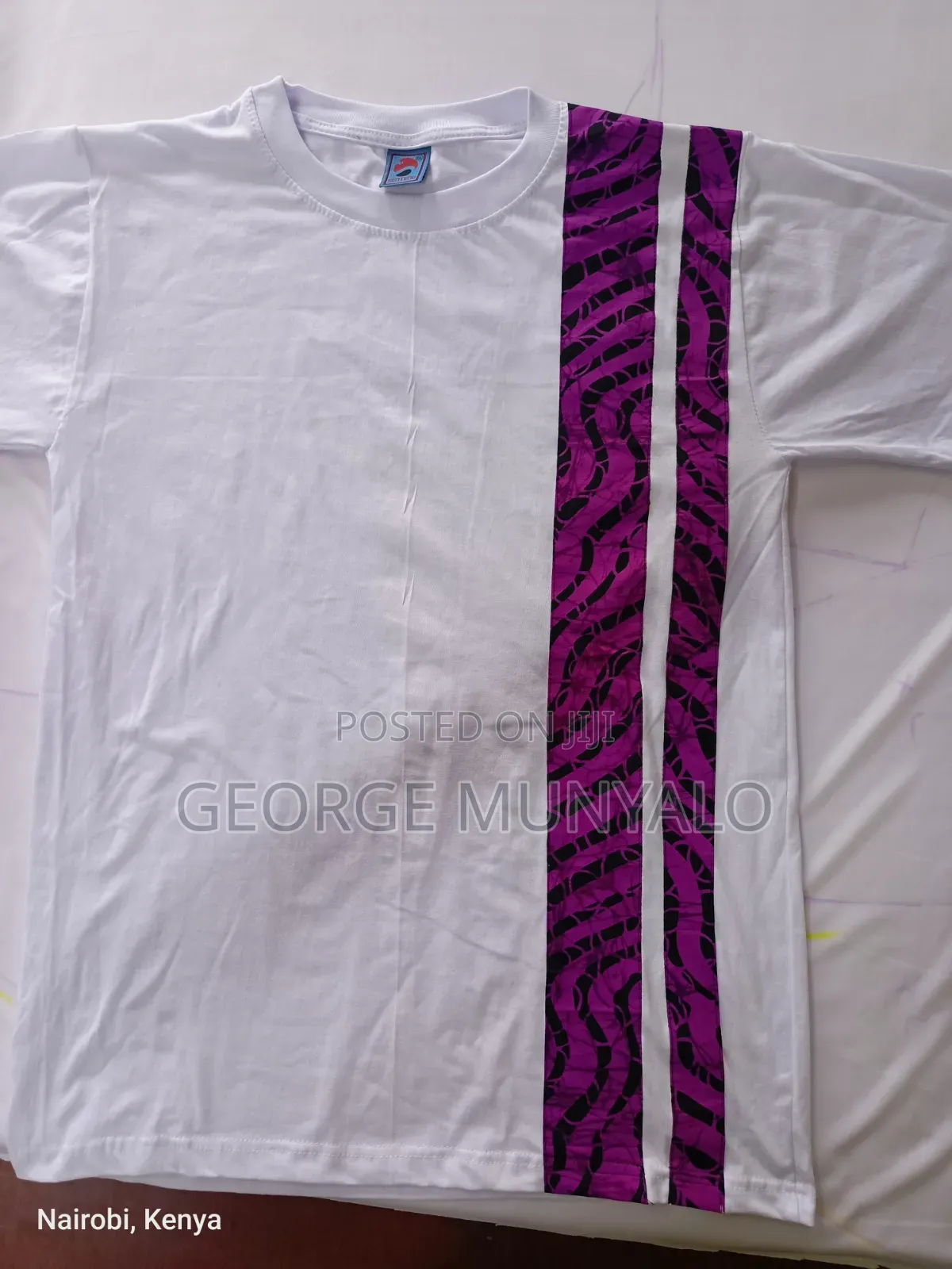 Designed Round Neck T Shirt