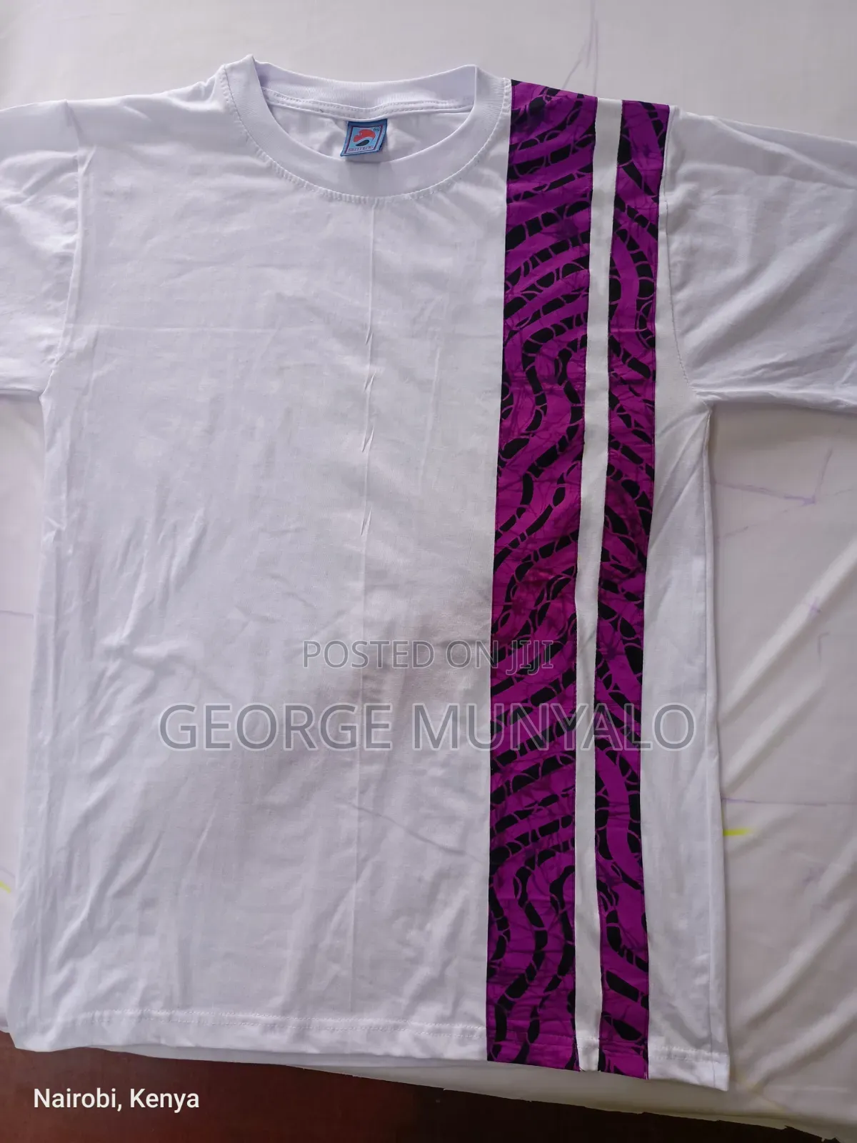 Designed Round Neck T Shirt