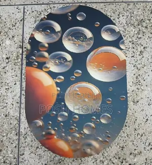 3d Oval Anti Slip Door Mats