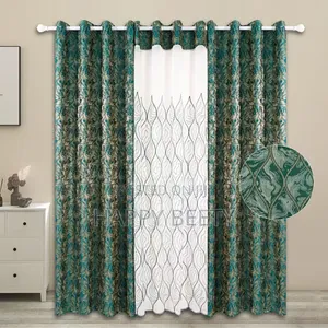 *3 in 1 Curtains Drapes Set