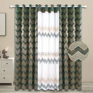 *3 in 1 Curtains Drapes Set