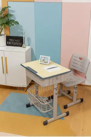 Home Tales; Sturdy Kids Desk Chair With Storage Inside