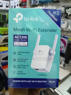 Tp-Link Tl-Re305 – Ac1200 Mesh Wi-Fi Range Extender – Uk Plug
