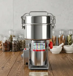 Commercial Stainless Steel Grain Grinder Spice Mill 2000g.