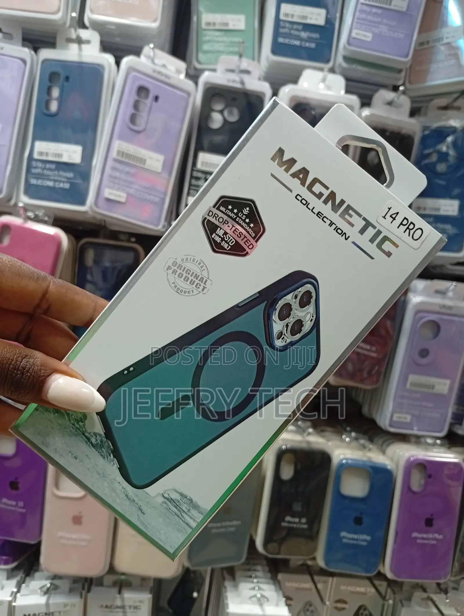 Magnetic Protective Case Designed for the iPhone 14 Pro.