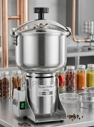 Commercial 3000g Stainless Steel Electric Powder Spice Grinder.