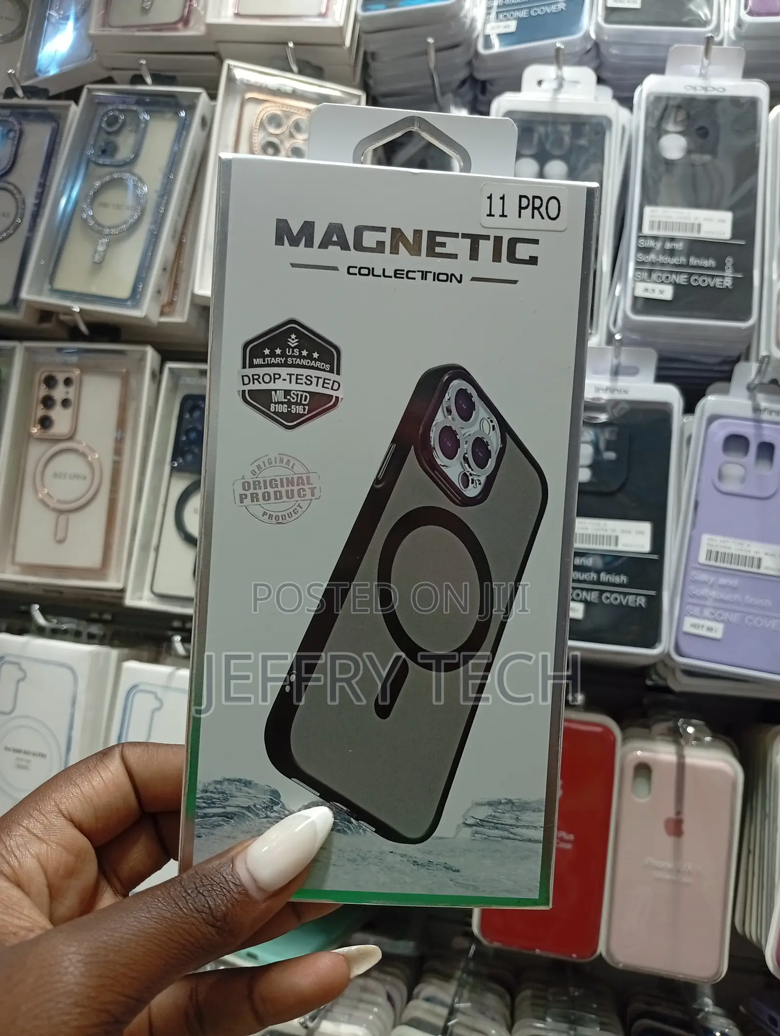 Magnetic Phone Case for an iPhone 11 Pro