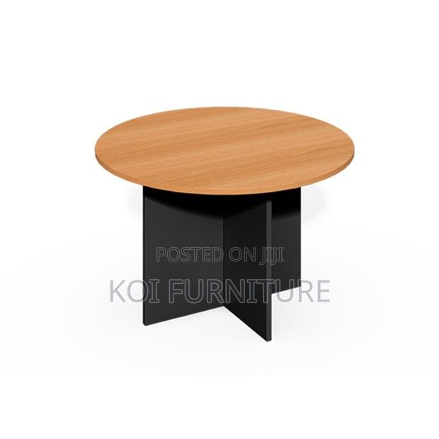 Boardroom Table; Round Wooden Conference Meeting Offiec Boadroom Table - thumbnail 4
