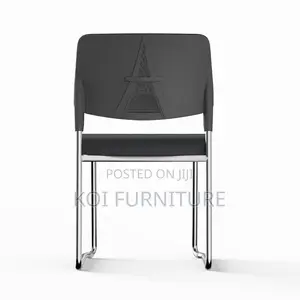Office Chairs; Chrome Visitors Chair With Ventilated Backrest