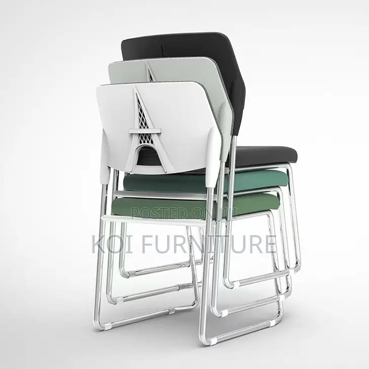 Office Chairs; Chrome Visitors Chair With Ventilated Backrest