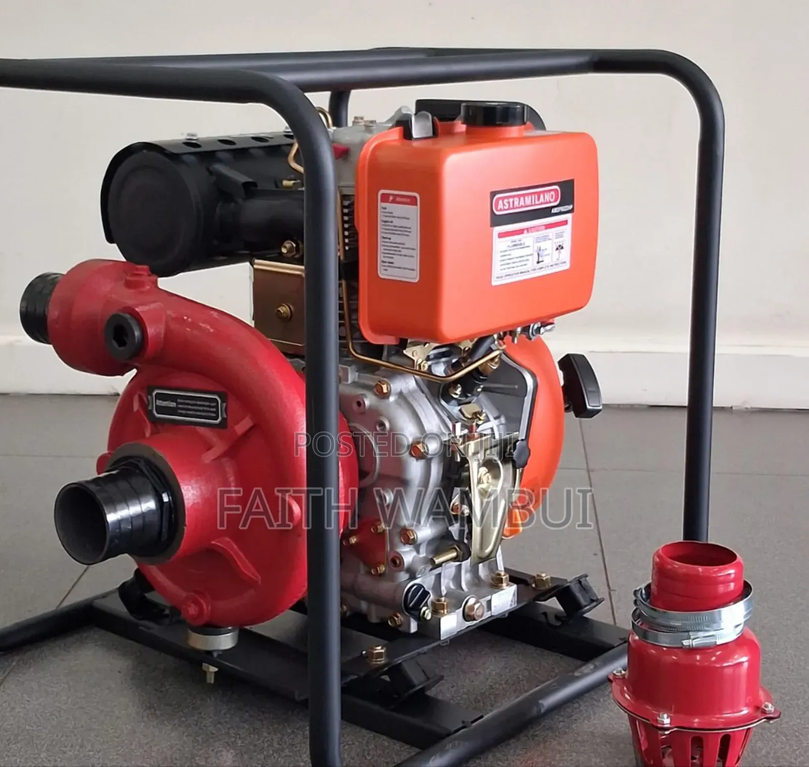 Astramilano Diesel Water Pump *High Pressure* 3 Inches 16hp