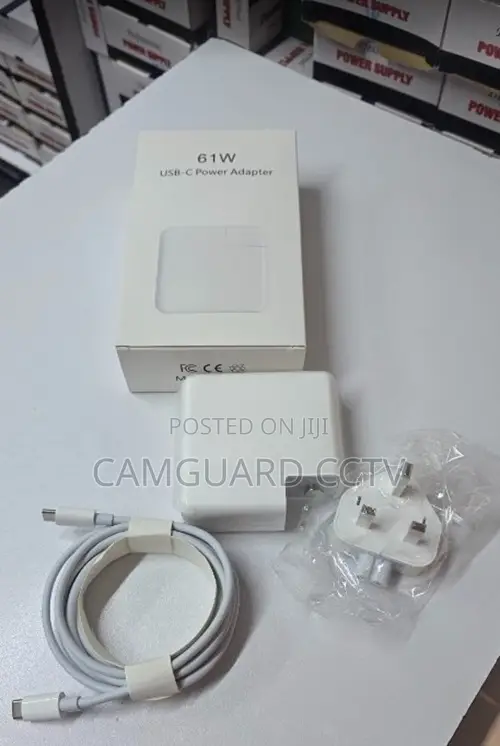 Apple 61w Usb-C Power Adapter Complete With Cable