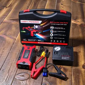 Overload Protection 12v 99800mah Car Jump Starter With Tire Inflator