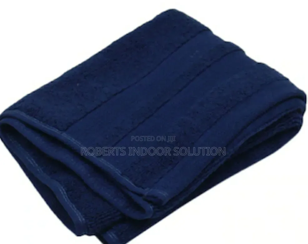 Navy Blue Bathroom Towel