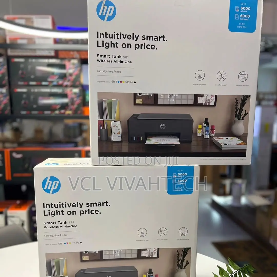 Hp Smart Tank 581 All-in-One Printer, Print, Copy and Scan