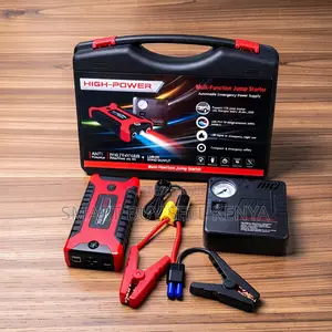 Air Compressor Pressure Gauge 12v Car Jump Starter With Tire Inflator