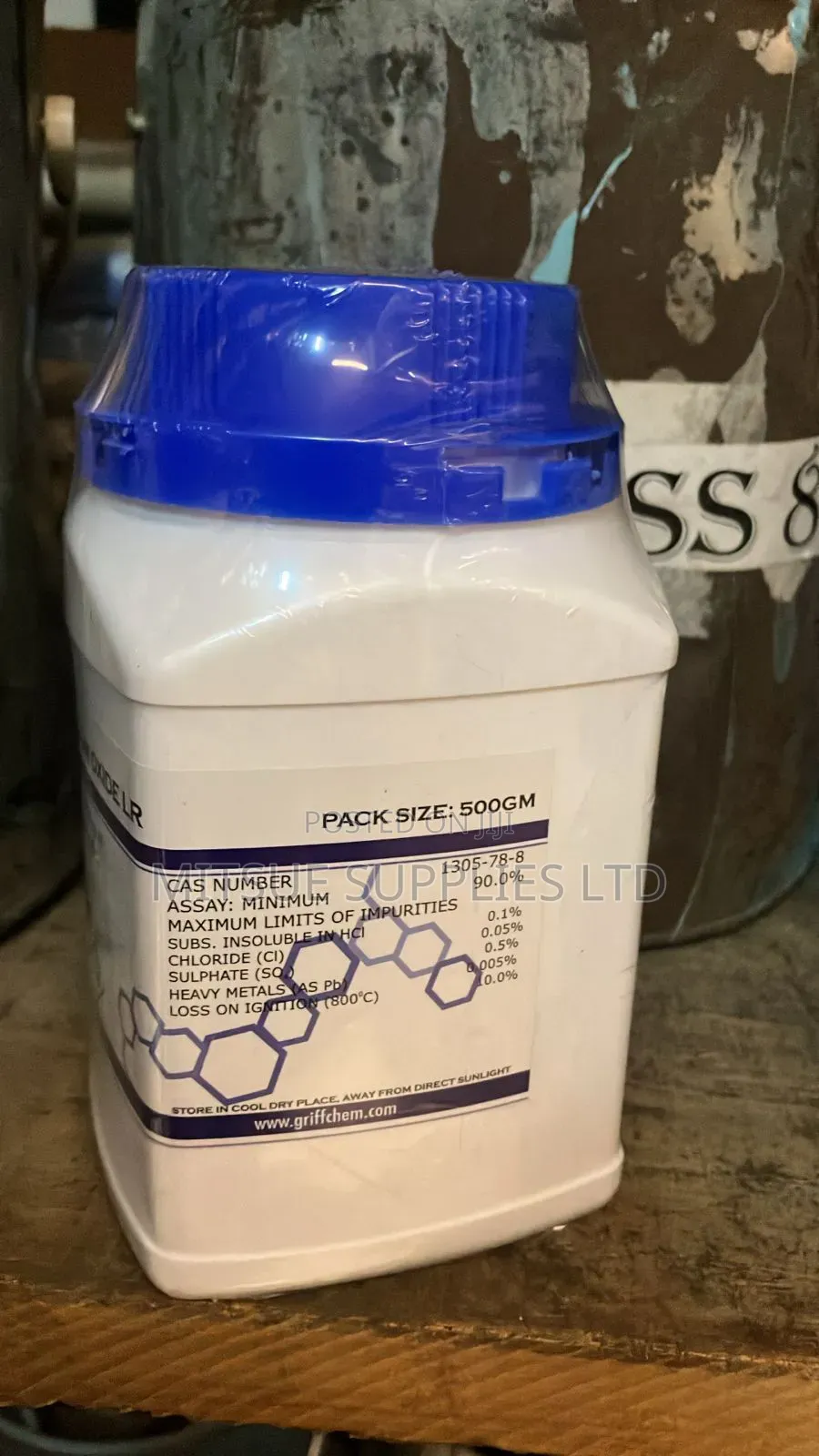 Calcium Oxide Lr 500g Griffchem