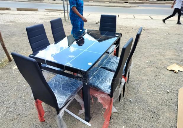 Black Dining Table With 6 Chairs