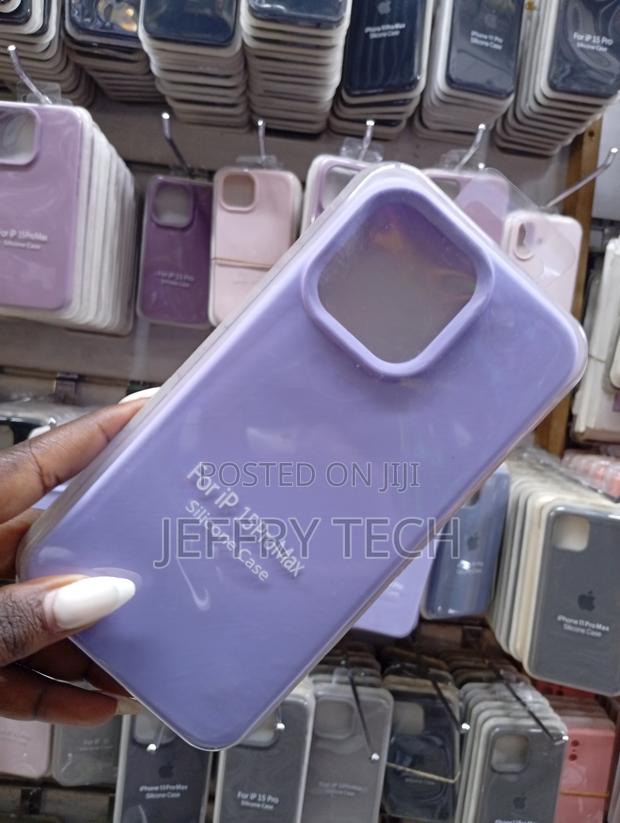 Lavender Silicone Case Designed for the Apple iPhone 15 Pro Max. - thumbnail 2