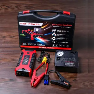 Bright Flashlight 12v 99800mah Car Jump Starter With Tire Inflator