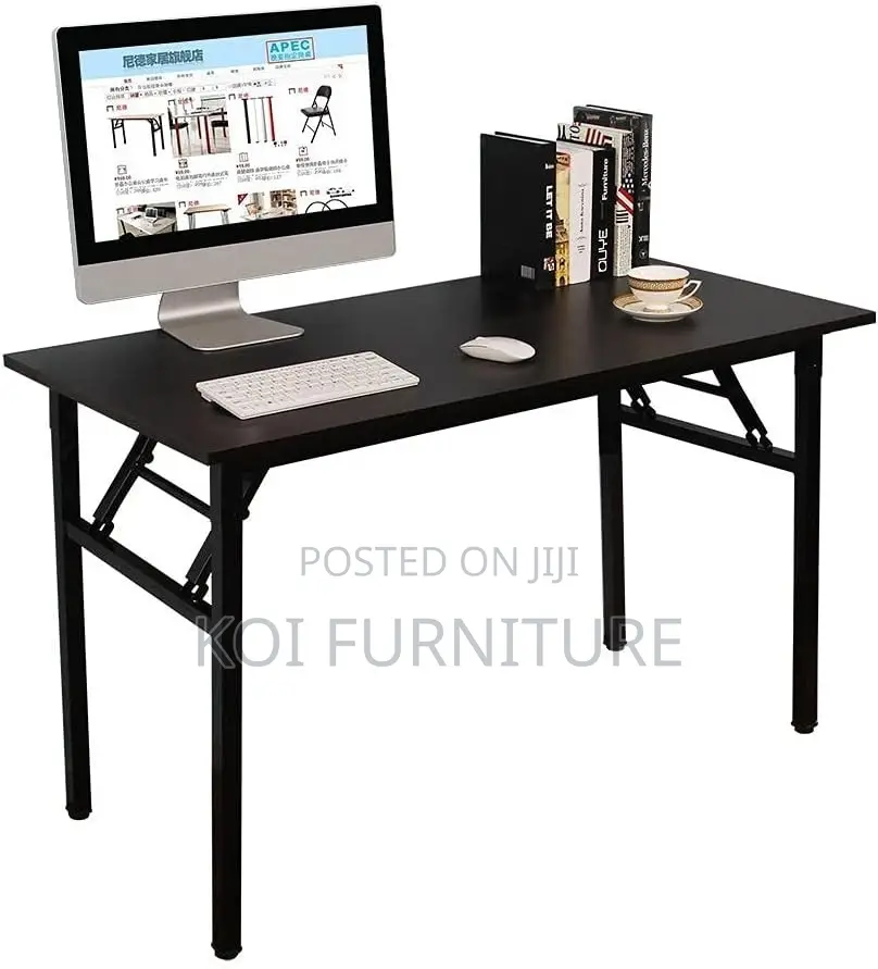 Office Table; 1.6 Meters Foldable Home Office Writing School Table