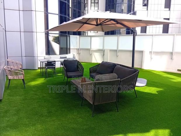Elegant Faux Lawn for Cozy Corners 25mm