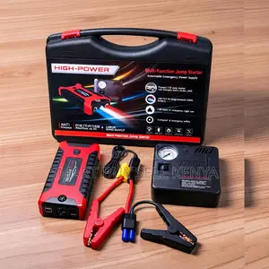 Shock Proof 12v 99800mah Car Jump Starter With Tire Inflator