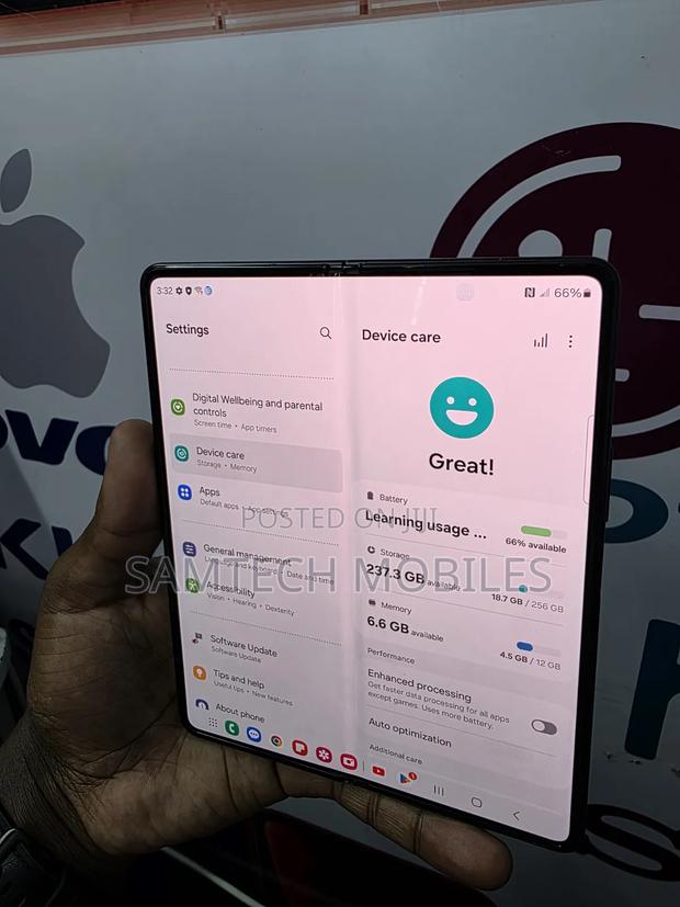 Samsung Galaxy Z Fold3 5G 256 GB Black - thumbnail 3