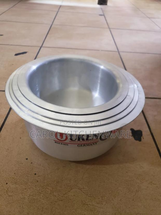 4 PCS Aluminium Heavy Gauge Sufuria