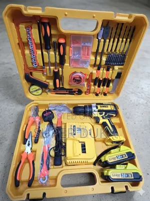 Dewalt 36v Cordless Drill Set With Full Hand Tool Kit.