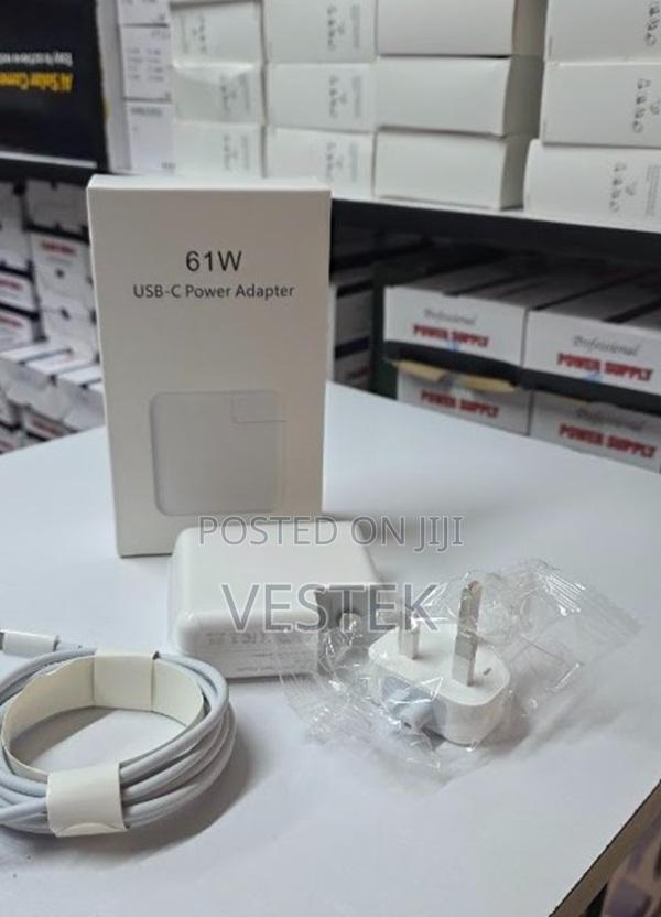 Macbook 61w Type C Power Adapter High Performance Fast Charger