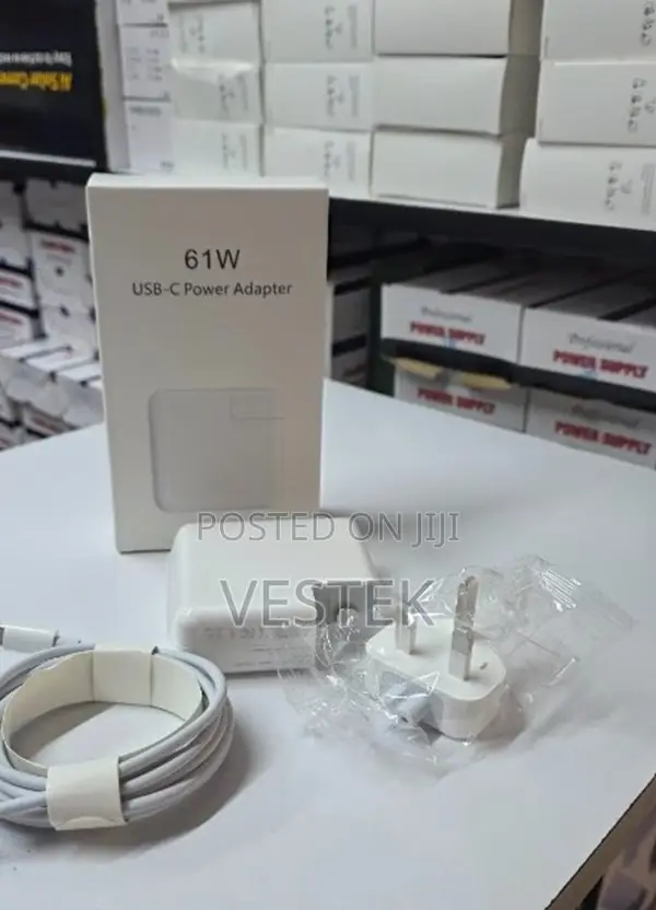 Macbook 61w Type C Power Adapter High Performance Fast Charger