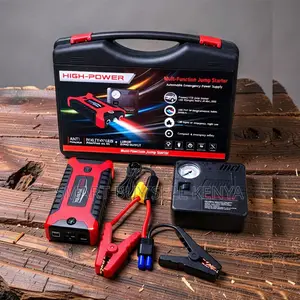Lightweight Body 12v 99800mah Car Jump Starter With Tire Inflator