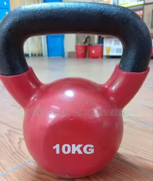 10kg Coated Cast Iron Kettlebell. *