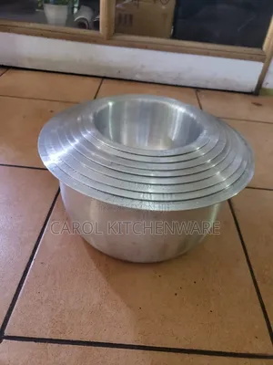 8pcs Heavy Gauge Aluminium Sufuria + 8 Lids