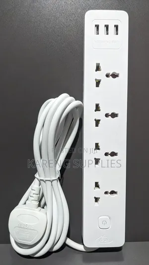 4 Way Extension Socket With Usb a Charging Ports