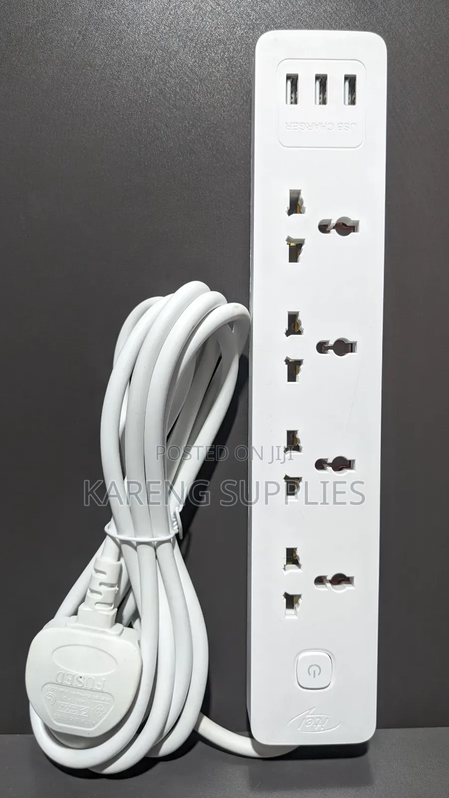 4 Way Extension Socket With Usb a Charging Ports