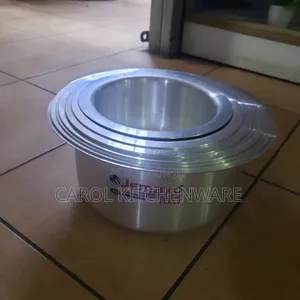 8pcs Heavy Gauge Aluminium Sufuria + 8 Lids