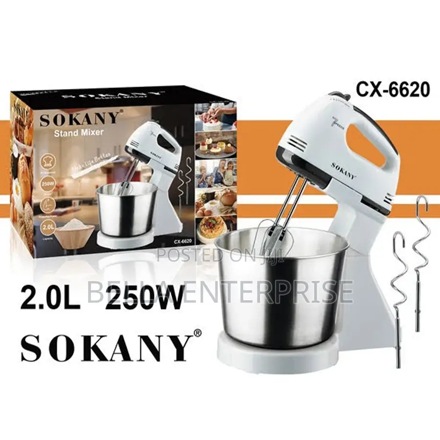 Sokany Hand Mixer With Bowl at Ksh.1900