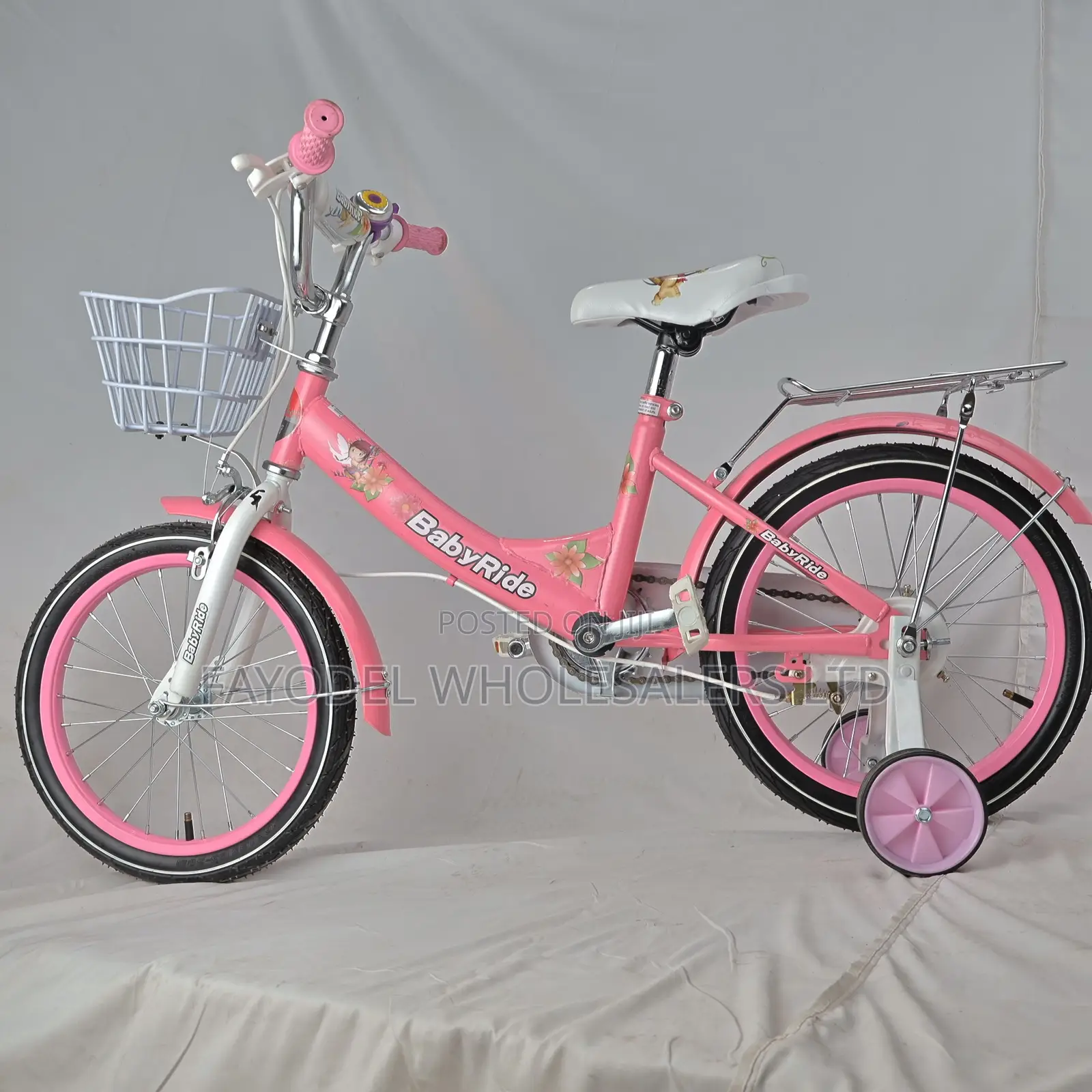 Babyride Kids Bike Size 16 for Children With Training Wheels