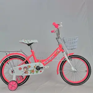Babyride Bicycle for Age 4 to 7 With Training Wheels and Rear Carrier
