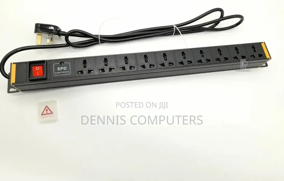 10-Way Metal Horizontal 13a Pdu Standardized Power Extension
