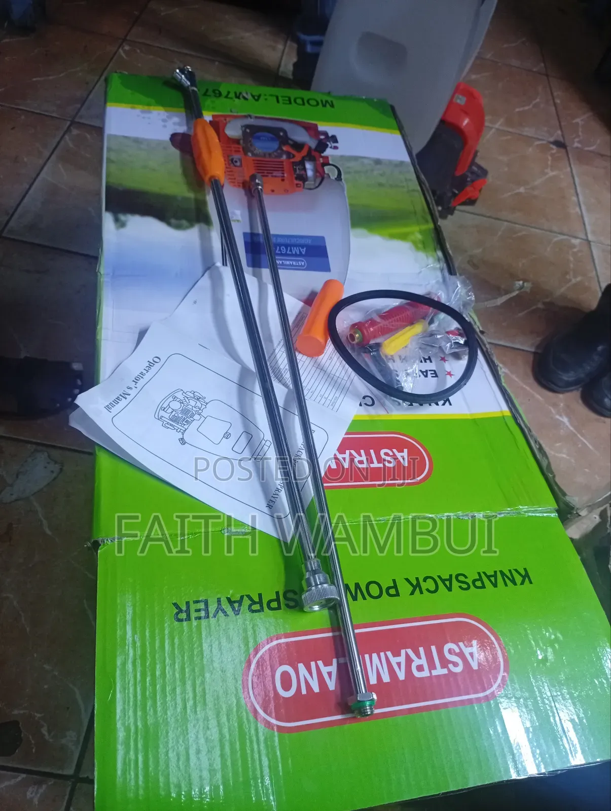 Professional Engine Powered Knapsack Sprayer Astramilano