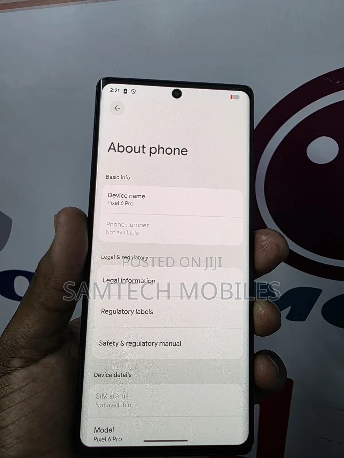 Google Pixel 6 Pro 128 GB Gray