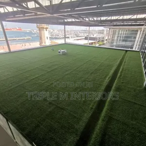 Luxury Balcony Green Grass Carpet 25mm