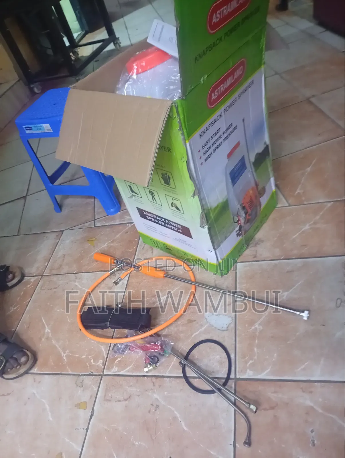 Easy Start High Hose Power Sprayer Machine
