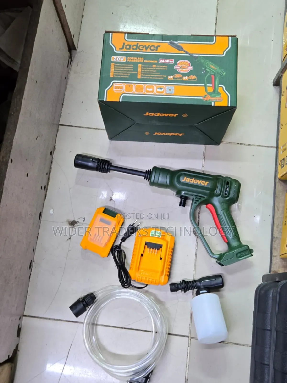 20v Jadever Cordless Car Wash High Pressure 1 Battery 2.0ah