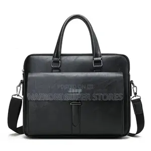 Jeep Leather Laptop Bag With Shoulder Strap – Professional Briefcase