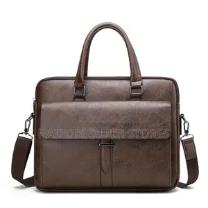 Jeep Leather Laptop Bag With Shoulder Strap – Professional Briefcase